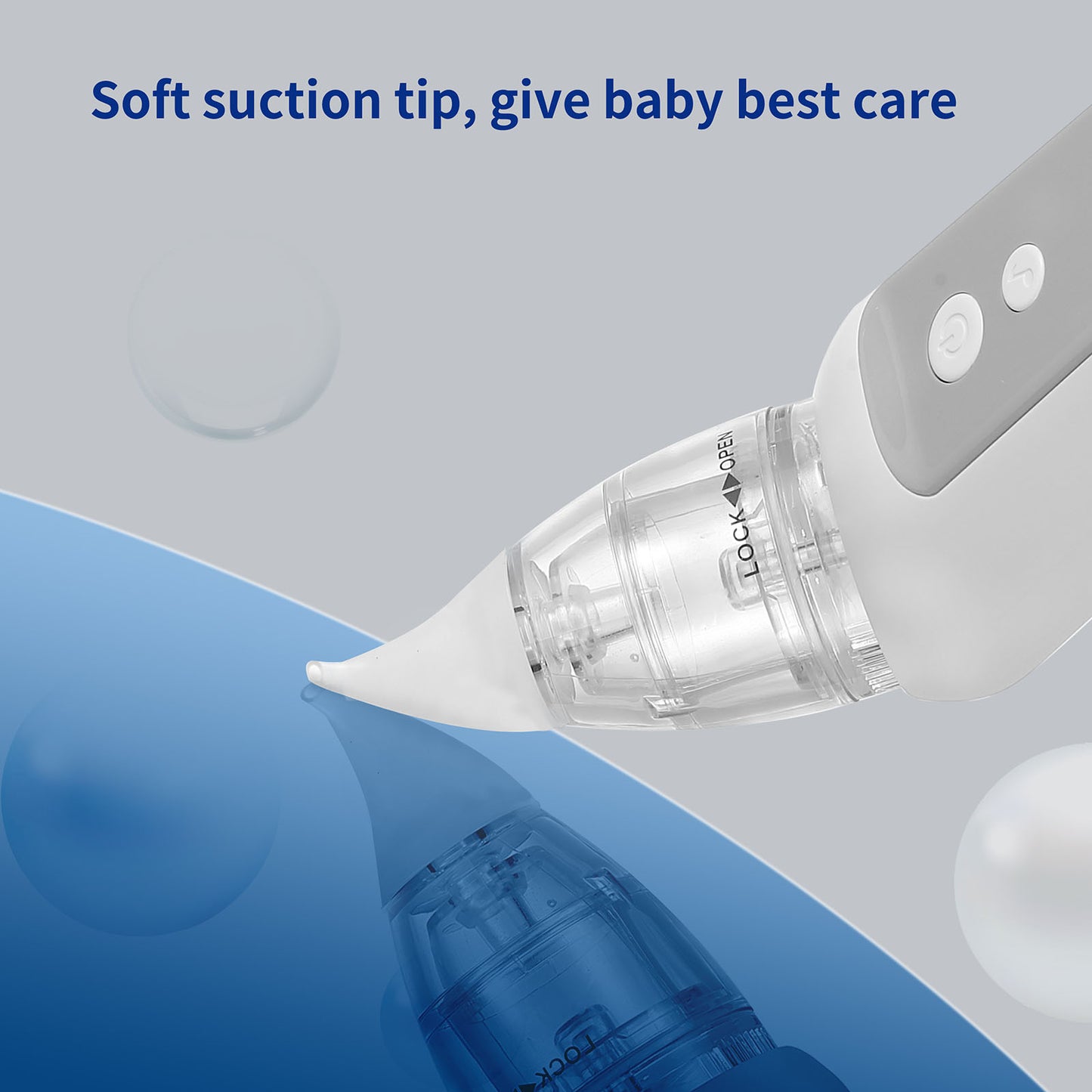 Baby Nasal Aspirator Nose Sucker for Baby echargeable with Music Function Adjustable Volume